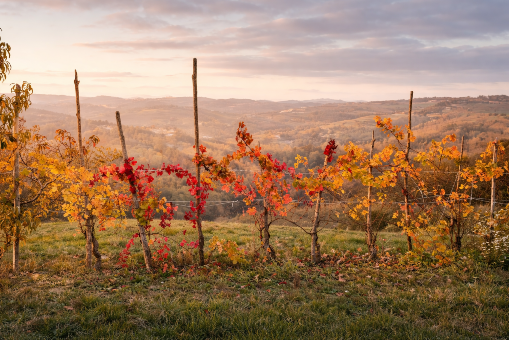 vigne al tramonto