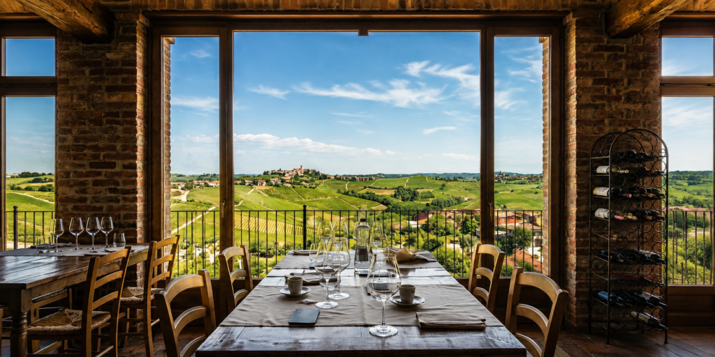 Esperienza enogastronomica nelle Langhe con vista sui vigneti