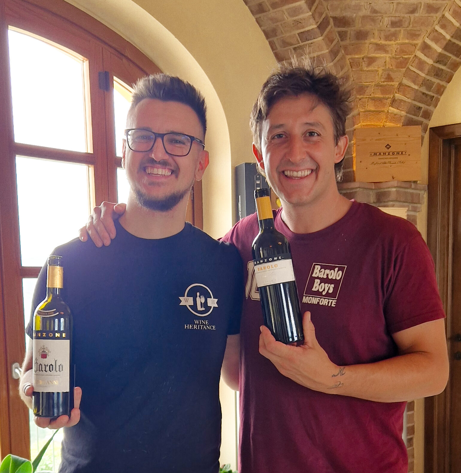 Ale insieme a Mauro Manzone