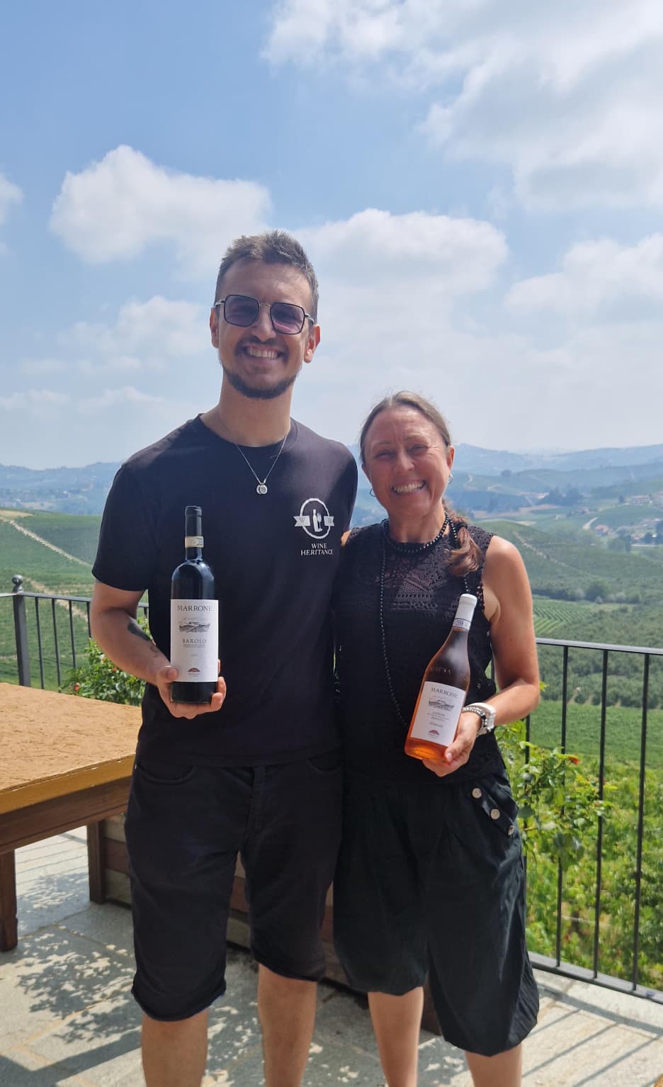 Ale insieme a Denise Marrone