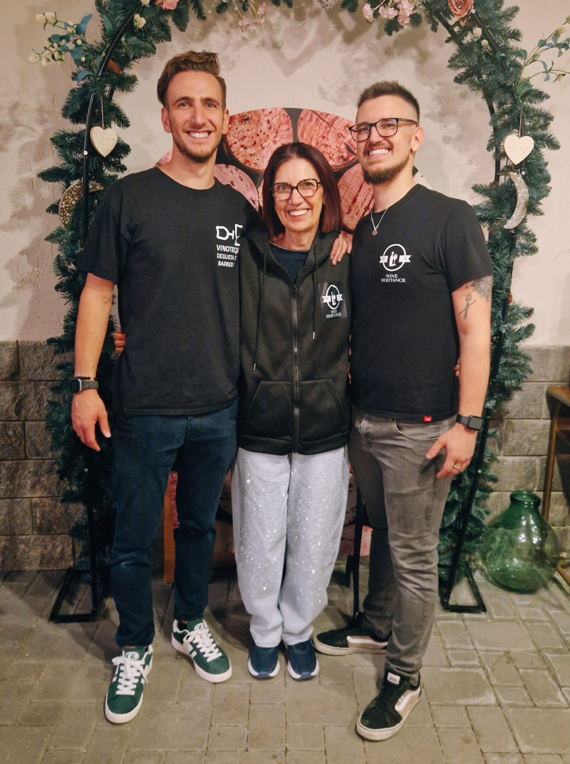 Ale insieme a Mamma Pina e Stefano