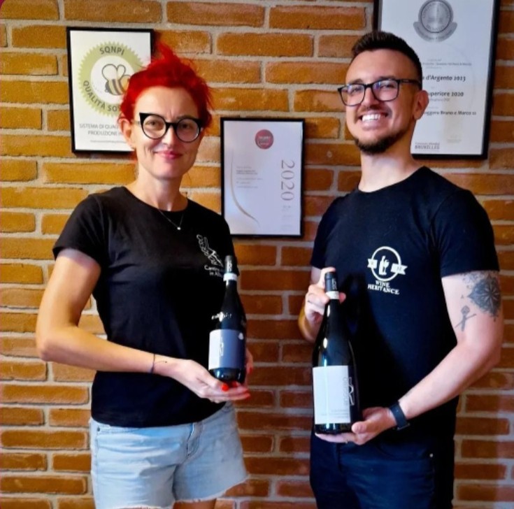Con Marina Roggero